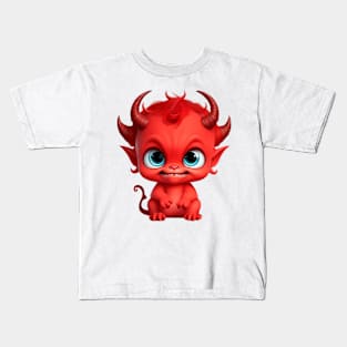 Cute Baby Devil Kids T-Shirt